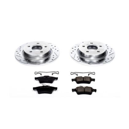 Power Stop Front & Rear Z23 Evolution Sport Brake Kit for 12-18 Ford Focus