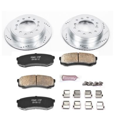 Power Stop Front & Rear Z23 Evolution Sport Brake Kit for 10-19 Lexus GX460