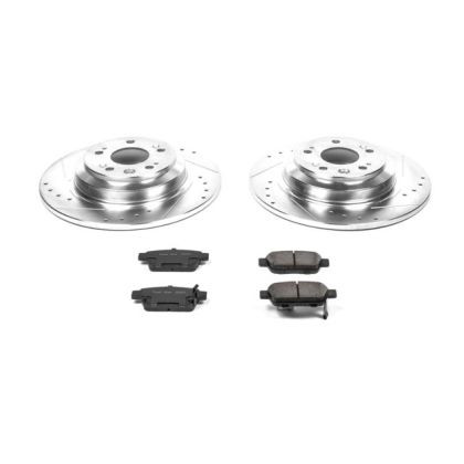 Power Stop Rear Z23 Evolution Sport Brake Kit for 09-14 Acura TL