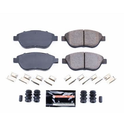 Power Stop Front Z23 Evolution Sport Brake Pads w/Hardware for 12-18 Fiat 500