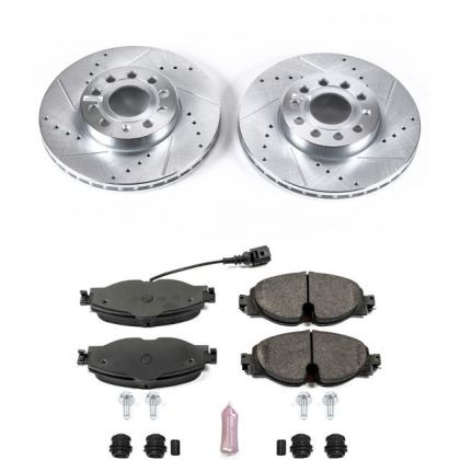 Power Stop Front Z23 Evolution Sport Brake Kit for 15-18 Audi A3