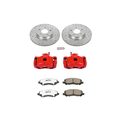 Power Stop Z26 Street Kit w/ Calipers - Front for 11-14 Chrysler 200