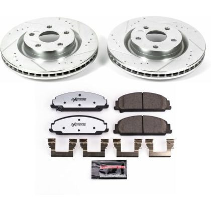 Power Stop Front & Rear Z26 Street Warrior Brake Kit for 08-09 Pontiac G8
