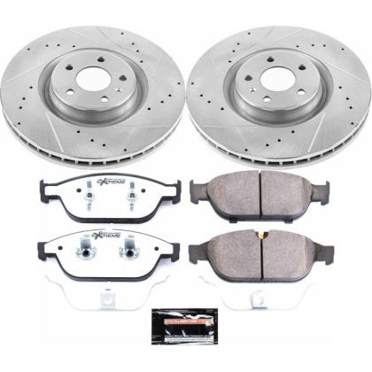 Power Stop Front Z26 Street Warrior Brake Kit for 12-16 Audi A6 Quattro