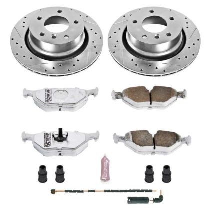 Power Stop Rear Z26 Street Warrior Brake Kit for 03-08 BMW Z4