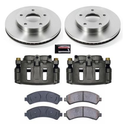 Power Stop Autospecialty Brake Kit w/ Calipers - Front for 97-05 Chevy Blazer