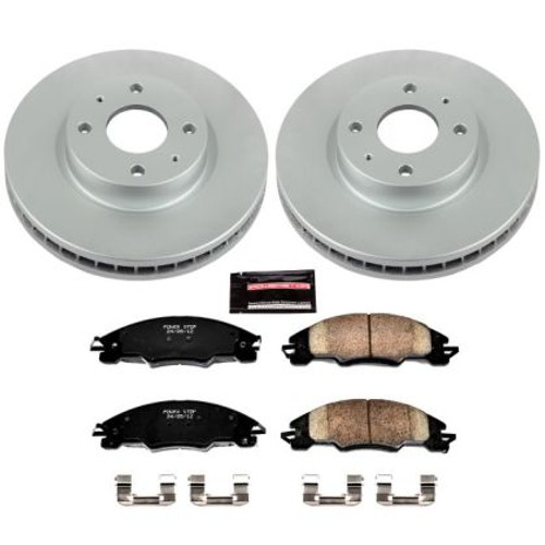 Power Stop Front Z17 Evolution Geomet Coated Brake Kit for 08-11 Ford Focus