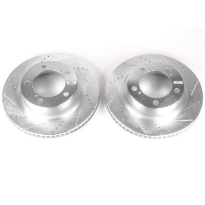 Power Stop Front Evolution Drilled & Slotted Rotors for 08-11 Lexus LX570