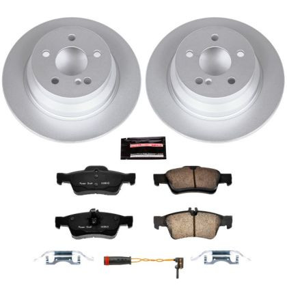 Power Stop Rear Z23 Evolution Sport Coated Brake Kit for 14-16 Mercedes E250