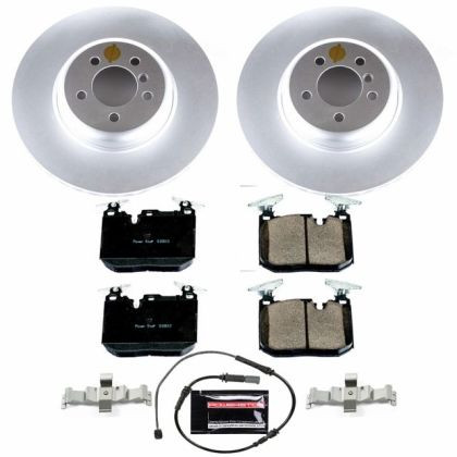 Power Stop Front Z23 Evolution Sport Coated Brake Kit for 12-15 BMW 335i