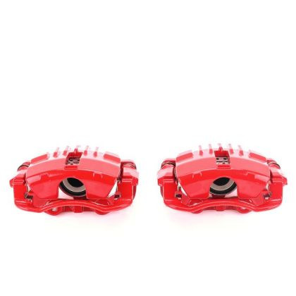Power Stop Rear Red Brake Calipers w/Brackets for 97-05 Chevrolet Blazer