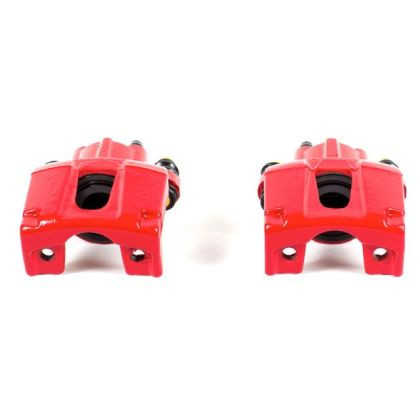 Power Stop Rear Red Brake Calipers w/o Brackets for 05-10 Infiniti QX56