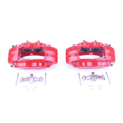 Power Stop Front Red Calipers w/o Brackets for 04-14 Subaru Impreza