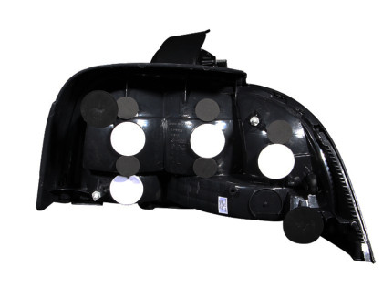 ANZO Taillights Black for 1994-1998 Ford Mustang