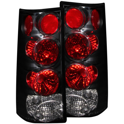 ANZO Taillights Black for 1996-2002 Gmc Savana