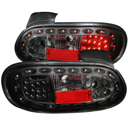 ANZO LED Taillights Black for 1998-2005 Mazda Miata