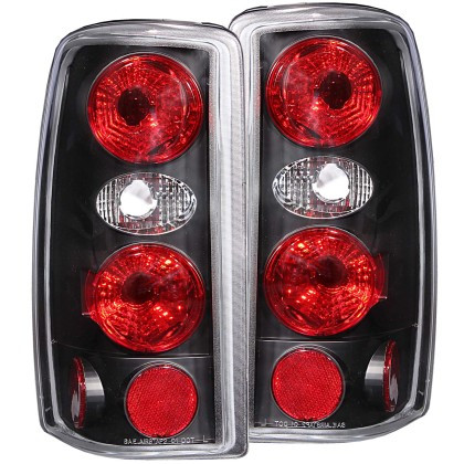 ANZO Taillights Black for 2000-2006 Chevrolet Suburban