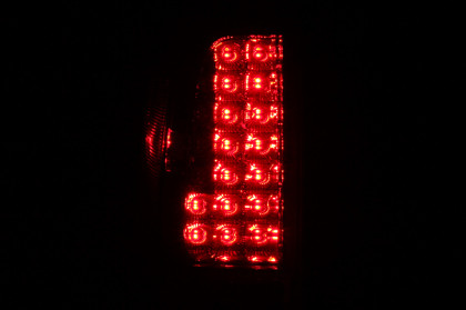 ANZO LED Taillights Red/Clear for 2005-2008 Nissan Frontier