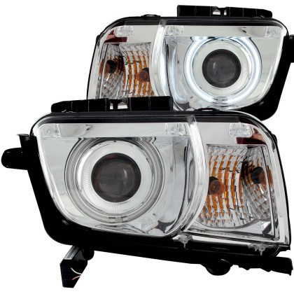 ANZO Projector Headlights w/ Halo Chrome (CCFL) for 2010-2013 Chevrolet Camaro