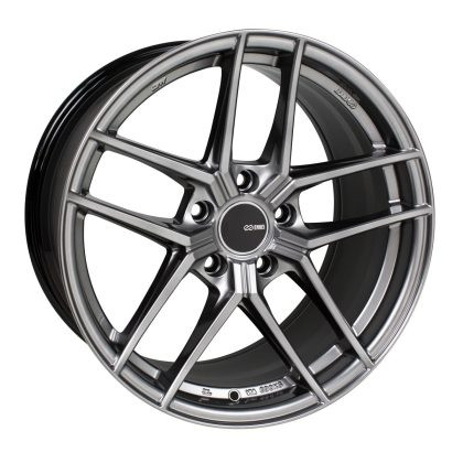 Enkei TS-V 18x8 5x112 45mm Offset 72.6mm Bore Gloss Black Wheel