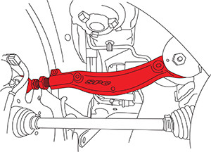 SPC Performance Camber Adjustable Rear Lower Control Arm for 21-22 Ford Bronco