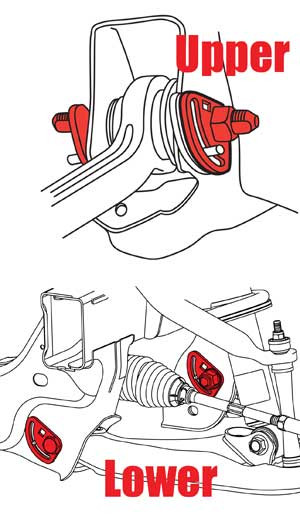 SPC Performance Upper Camber/Caster Kit for 11+ Chevy/GMC 2500HD / 3500HD