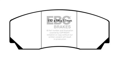 EBC Orangestuff Front Brake Pads for 90-00 Aston Martin Vantage 5.3