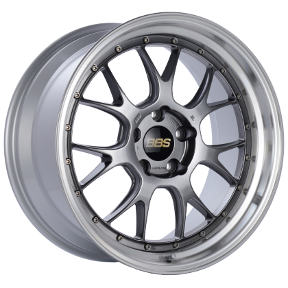 BBS LM-R 19x9.5 5x120 ET25 Diamond Black Center Diamond Cut Lip Wheel