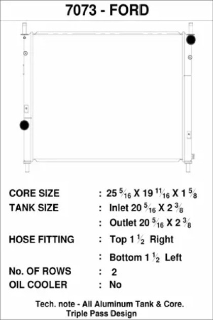 CSF Radiator for 2015+ Ford Mustang GT 5.0L