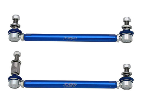 SuperPro Front HD Adjustable End Link Set w/ DCC Adapter for 2015 A3 Quattro