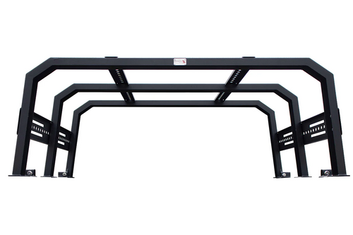 Fishbone Offroad Bed Rack Full Tackle Rack - Black for 20+ Jeep Gladiator