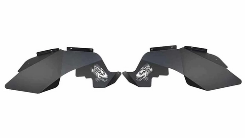 Fishbone Offroad Aluminum Inner Fenders - Black for 07-18 Jeep Wrangler JK