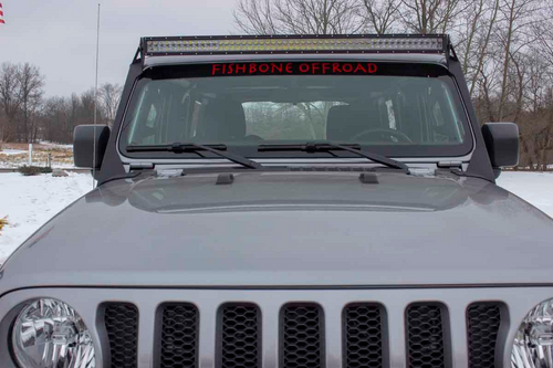 Fishbone Offroad Windshield Light Bracket for 2018+ Jeep Wrangler JL