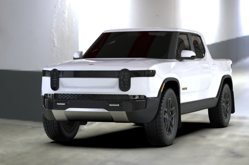 Rally Armor Black UR Mud Flap w/ Dark Grey Logo for 2022 Rivian R1T