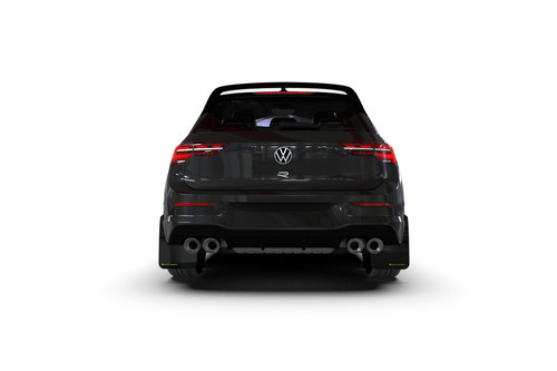 Rally Armor UR Black Mud Flap w/ Green Logo for MK8 Volkswagen Golf GTI/R