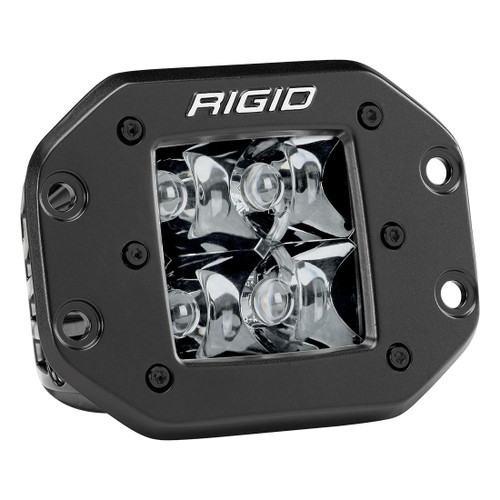 Rigid Industries D2 - Midnight Edition Flush Mount Spot Light - Single