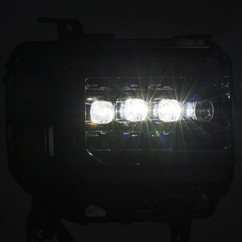AlphaRex NOVA LED Projector Headlights Alpha Black for 14-18 GMC Sierra