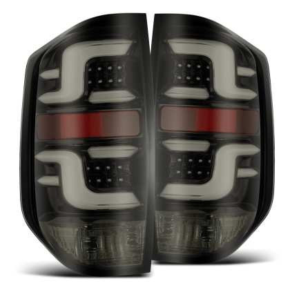 AlphaRex PRO-Series LED Tail Lights Jet Black for 14-20 Toyota Tundra