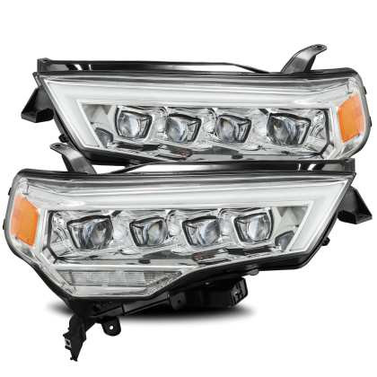 AlphaRex NOVA LED Projector Headlights Chrome w/Activation for 14-20 4Runner
