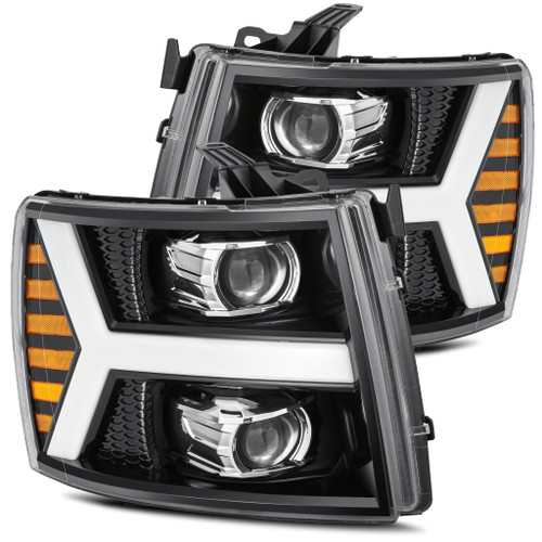 AlphaRex PRO-Series Proj Headlight Gloss Black for 07-13 Chevy 1500HD