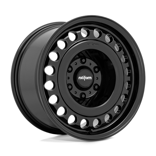 Rotiform R191 STL 18x9 5x130 25 Offset - Gloss Black Wheel