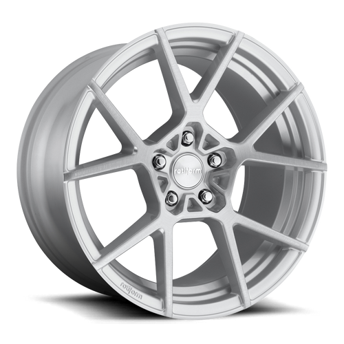 Rotiform R138 KPS 19x8.5 5x112 45 Offset - Gloss Silver Brushed Wheel