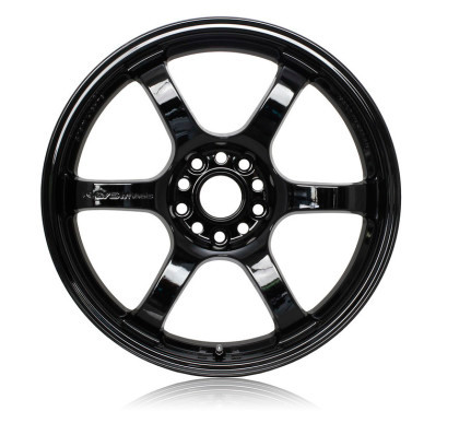 Gram Lights 57DR 18X9.5 +38 5-100 GLOSSY BLACK Wheel