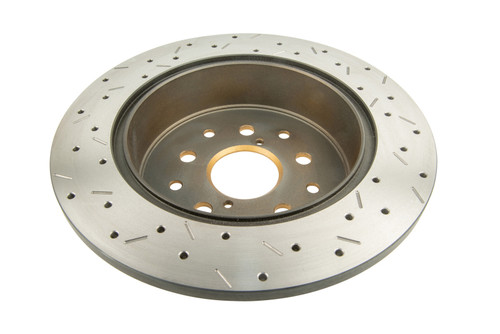 DBA Rear Drilled & Slotted 4000 Series Rotors for 00-05 Lexus IS300