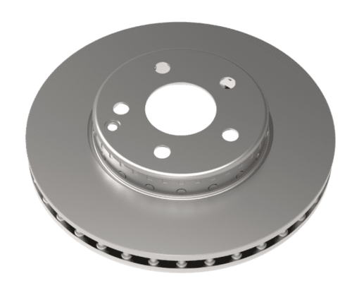 DBA Street Seres Plain Front Brake Rotors for 92-95 Honda Civic