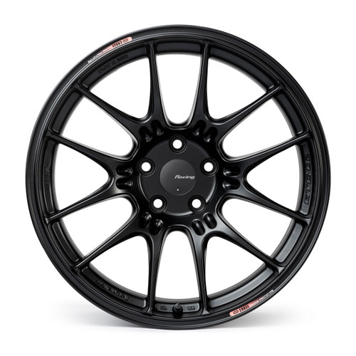 Enkei GTC02 19x10 5x114.3 40mm Offset 75mm Bore Matte Black Wheel