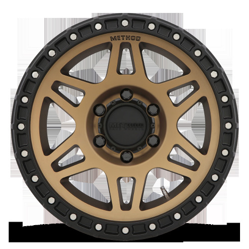 Method MR312 17x8.5 0mm Offset 5x5 71.5mm CB Method Bronze/Black Wheel