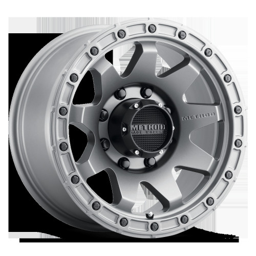 Method MR317 18x9 +18mm Offset 8x180 130.81mm CB Matte Titanium Wheel