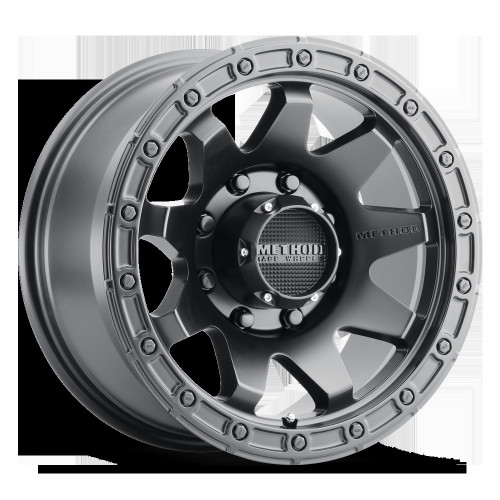 Method MR317 18x9 +18mm Offset 8x6.5 130.81mm CB Matte Black Wheel