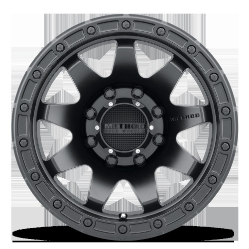 Method MR317 18x9 +18mm Offset 8x6.5 130.81mm CB Matte Black Wheel